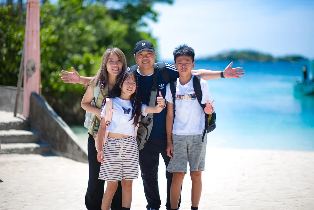 Family Travelling to Boracay with My Boracay Guide