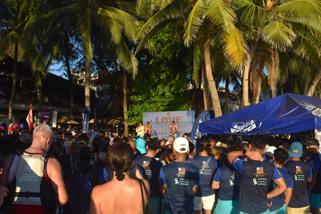 Opening of Love Boracay Dragon Boat Competition
