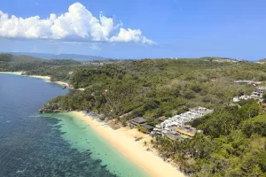 aerial view of Boracay Island