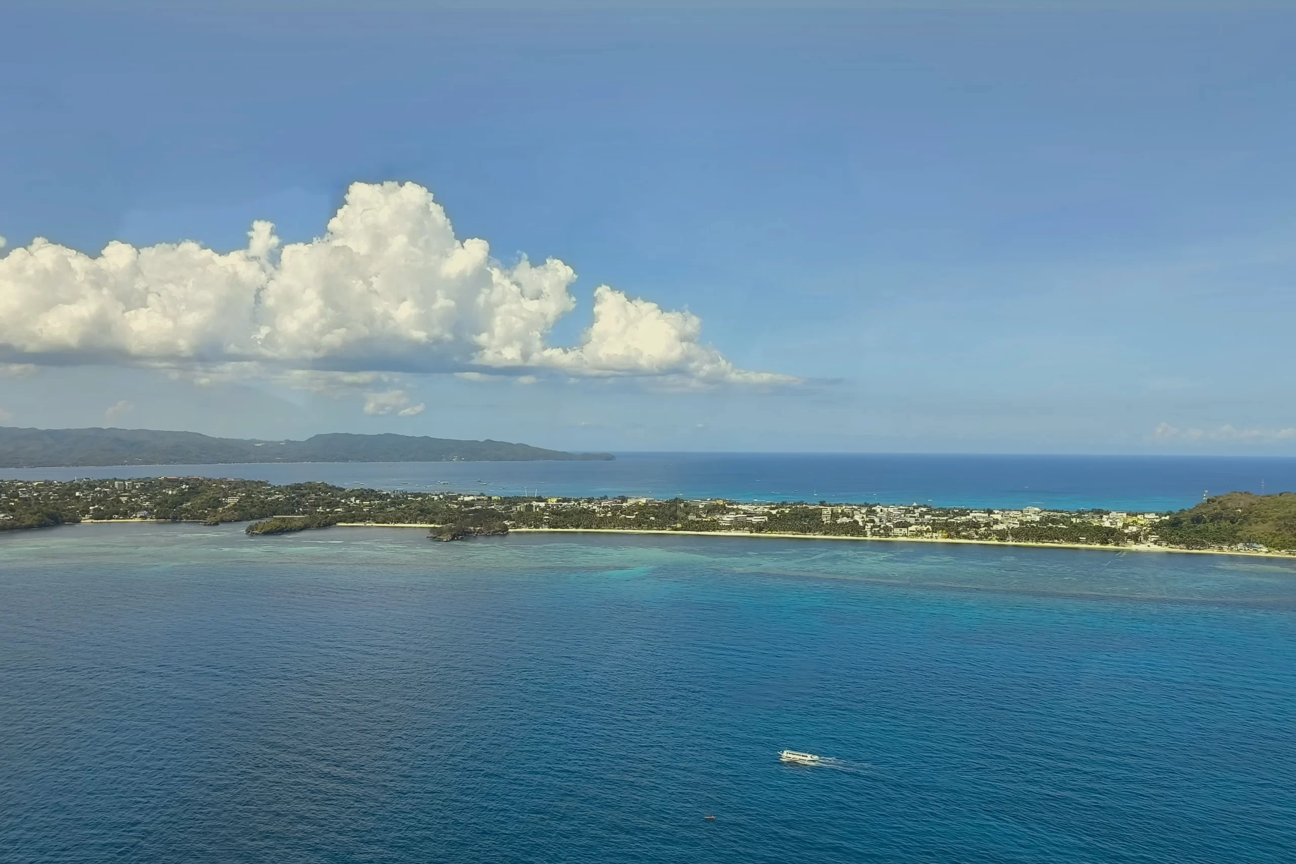 Aerial View of Boracay Island