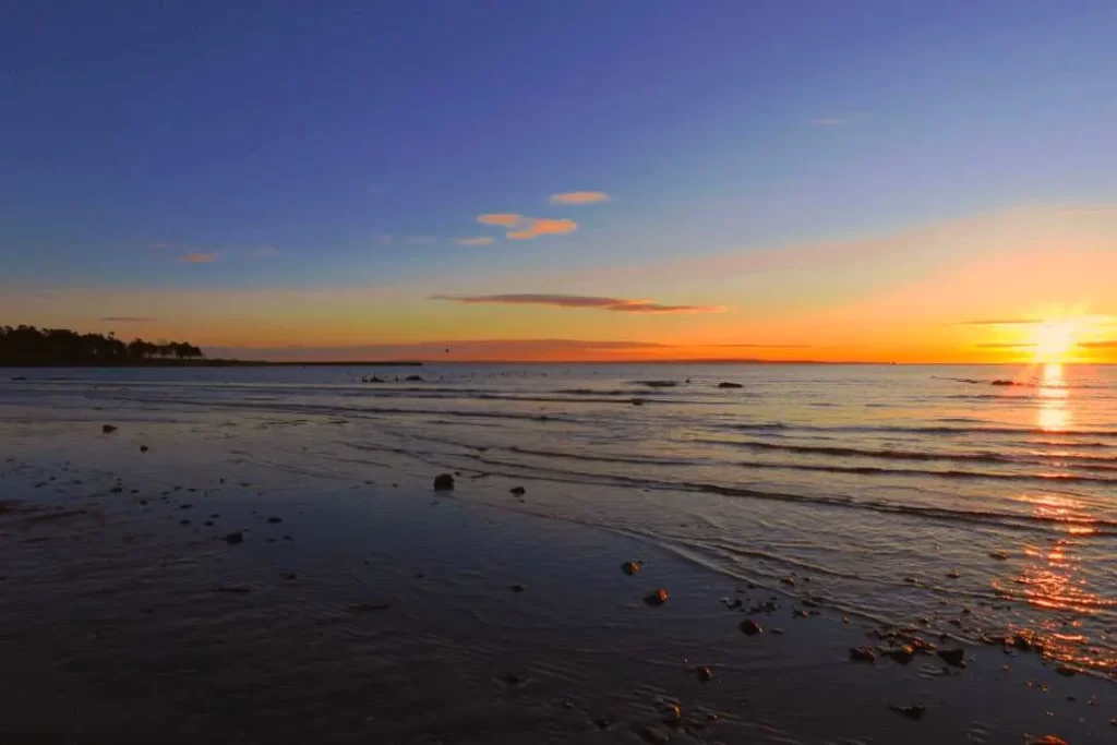 Sunrise at Puka Shell Beach Boracay