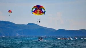 Enjoy Parasailing in Bulabog Beach