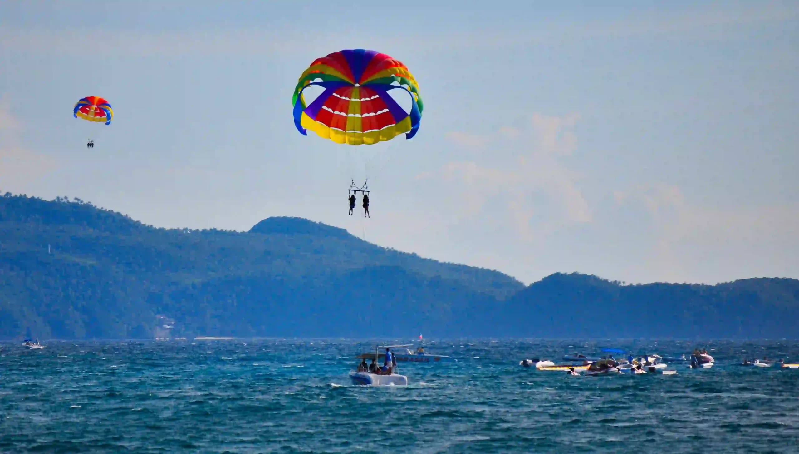 Enjoy Parasailing in Bulabog Beach