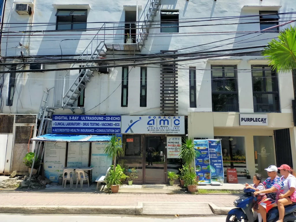 Location of Boracay Alert Medical Clinic and Diagnostic