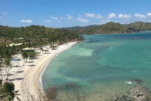 Aerial Shot of Tablas Island Philippines