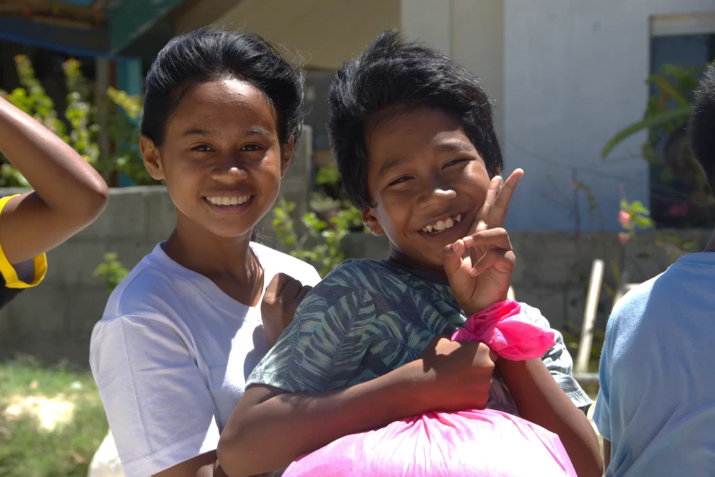 Children of Ati Tribe in Boracay