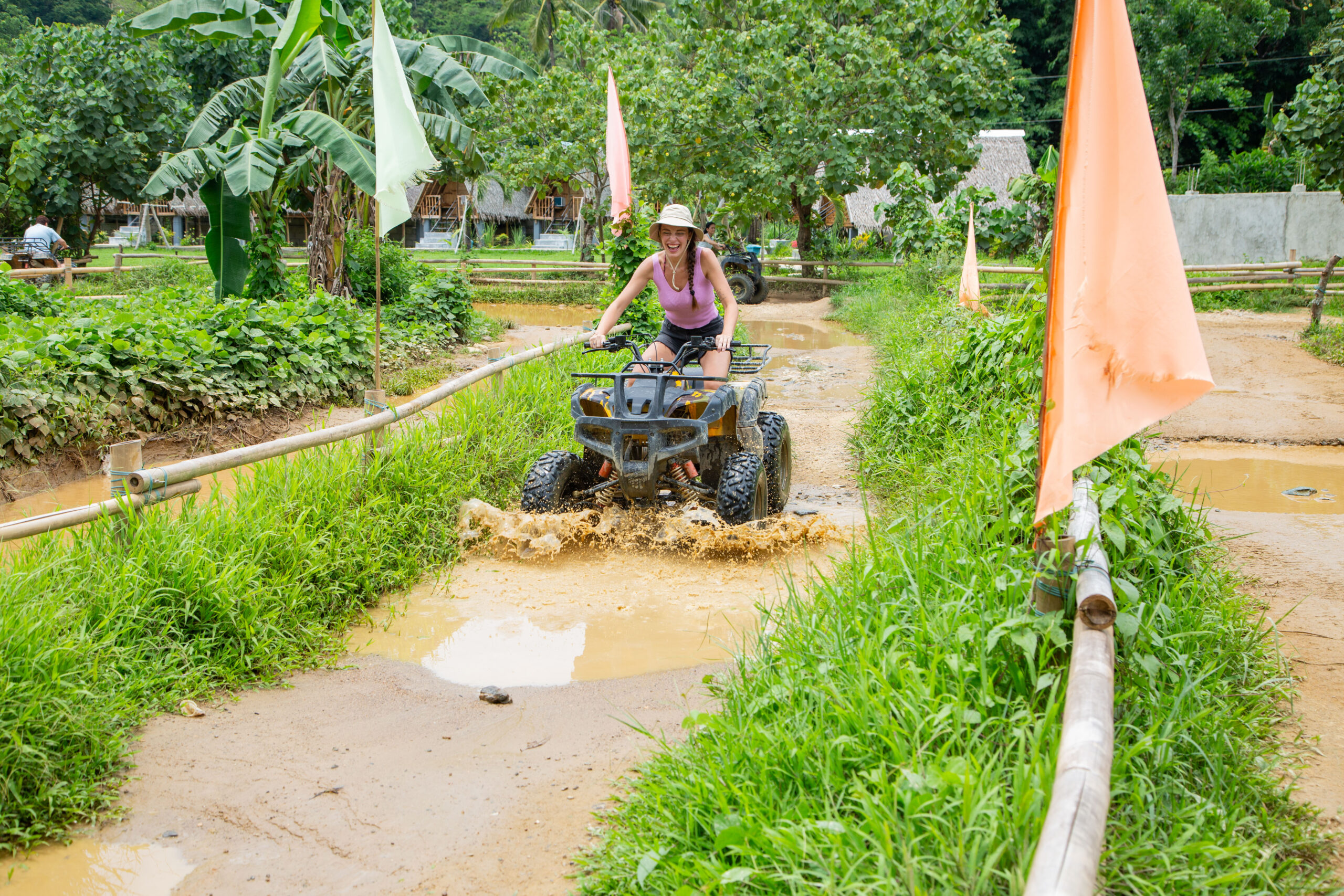 ATV riding to Mount Luho viewpoint in Boracay